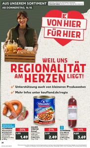 Kaufland Prospekt - Regionale Angebote ab 15.10.