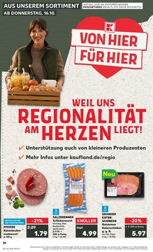 Kaufland Prospekt - Regionale Angebote ab 15.10.