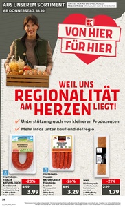 Kaufland Prospekt - Regionale Angebote ab 15.10.