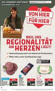 Kaufland Prospekt - Regionale Angebote ab 15.10.