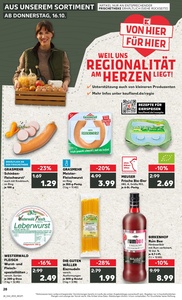 Kaufland Prospekt - Regionale Angebote ab 15.10.