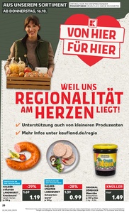 Kaufland Prospekt - Regionale Angebote ab 15.10.