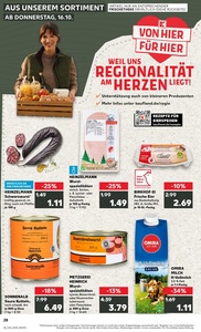 Kaufland Prospekt - Regionale Angebote ab 15.10.