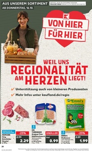 Kaufland Prospekt - Regionale Angebote ab 15.10.