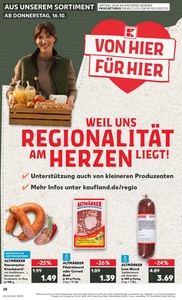 Kaufland Prospekt - Regionale Angebote ab 15.10.