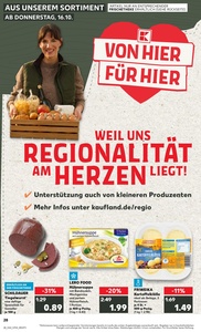Kaufland Prospekt - Regionale Angebote ab 15.10.