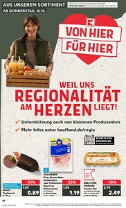 Kaufland Prospekt - Regionale Angebote ab 15.10.