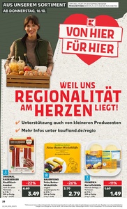 Kaufland Prospekt - Regionale Angebote ab 15.10.