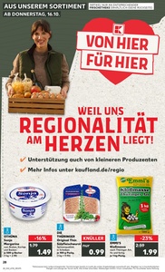 Kaufland Prospekt - Regionale Angebote ab 15.10.
