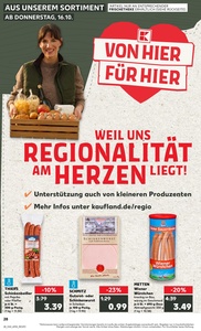 Kaufland Prospekt - Regionale Angebote ab 15.10.