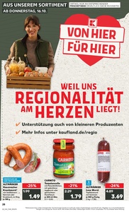 Kaufland Prospekt - Regionale Angebote ab 15.10.