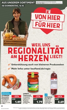 Kaufland Prospekt - Regionale Angebote ab 15.10.