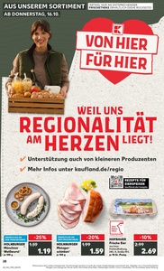 Kaufland Prospekt - Regionale Angebote ab 15.10.