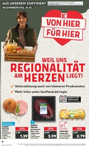 Kaufland Prospekt - Regionale Angebote ab 15.10.