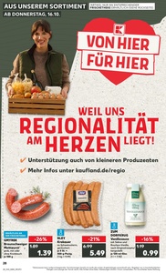 Kaufland Prospekt - Regionale Angebote ab 15.10.