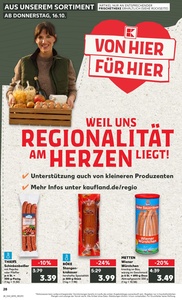 Kaufland Prospekt - Regionale Angebote ab 15.10.