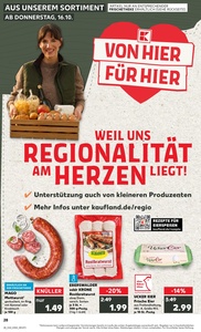 Kaufland Prospekt - Regionale Angebote ab 15.10.