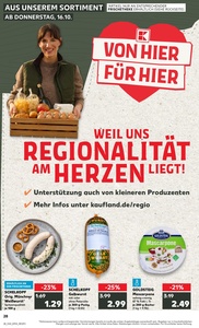 Kaufland Prospekt - Regionale Angebote ab 15.10.