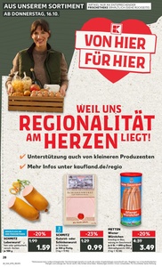 Kaufland Prospekt - Regionale Angebote ab 15.10.