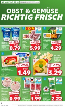 Kaufland Prospekt - Mo-Mi Angebote ab 27.10.