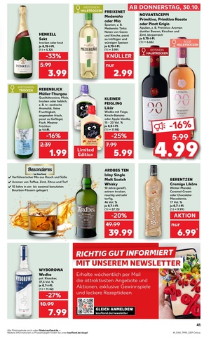Vorschau des Kaufland Prospekts - Wein, Seite 41