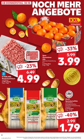 Vorschau des Kaufland Prospekts - Angebote ab Donnerstag, Seite 6