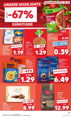 Vorschau des Kaufland Prospekts - Angebote ab Donnerstag, Seite 15