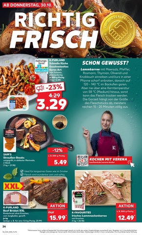 Vorschau des Kaufland Prospekts - Angebote ab Donnerstag, Seite 34