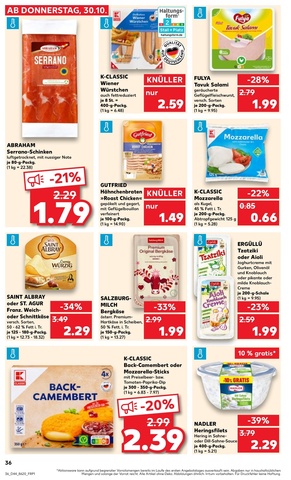 Vorschau des Kaufland Prospekts - Angebote ab Donnerstag, Seite 36