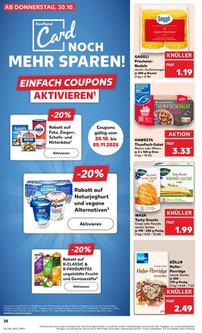 Vorschau des Kaufland Prospekts - Angebote ab Donnerstag, Seite 38