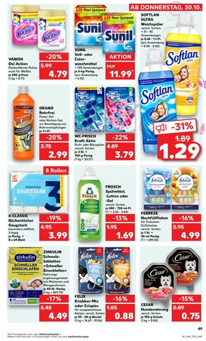 Vorschau des Kaufland Prospekts - Angebote ab Donnerstag, Seite 49