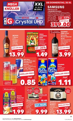 Vorschau des Kaufland Prospekts - Getränke, Seite 17