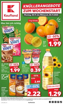 Kaufland Prospekt - Mo-Mi Angebote ab 03.11. - Seite 1