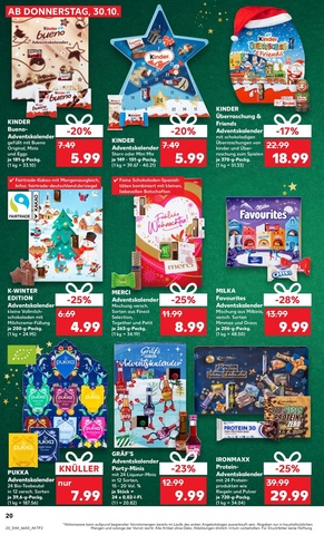 Vorschau des Kaufland Prospekts - Die schönsten Adventskalender für Klein und Groß, Seite 20