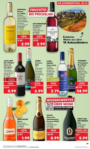 Vorschau des Kaufland Prospekts - Wein, Seite 39