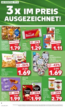 Kaufland Prospekt - Mo-Mi Angebote ab 17.11.