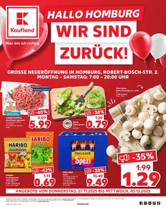 Kaufland Prospekt - Angebote ab 27.11. - Seite 1