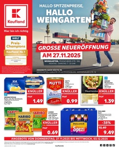 Kaufland Prospekt - Angebote ab 27.11. - Seite 1