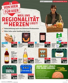Kaufland Prospekt - Regionale Angebote ab 27.11. - Seite 1