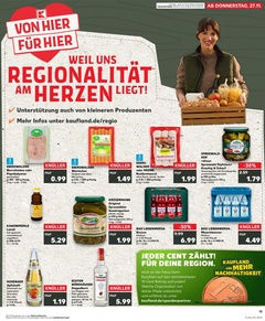 Kaufland Prospekt - Regionale Angebote ab 27.11. - Seite 1