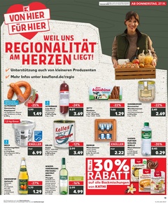 Kaufland Prospekt - Regionale Angebote ab 27.11. - Seite 1