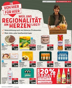 Kaufland Prospekt - Regionale Angebote ab 27.11. - Seite 1