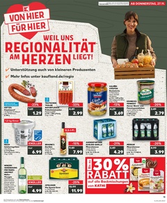Kaufland Prospekt - Regionale Angebote ab 27.11. - Seite 1