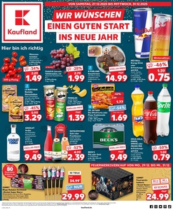 Kaufland Prospekt - Angebote ab 25.12. - Seite 1
