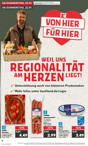 Kaufland Prospekt - Regionale Angebote ab 21.01. - Seite 1