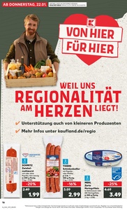 Kaufland Prospekt - Regionale Angebote ab 21.01.