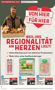 Kaufland Prospekt - Regionale Angebote ab 21.01.
