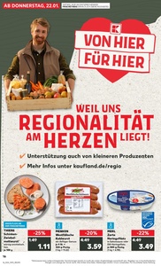 Kaufland Prospekt - Regionale Angebote ab 21.01.