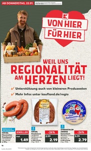 Kaufland Prospekt - Regionale Angebote ab 21.01.