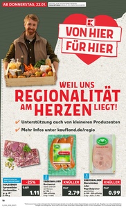 Kaufland Prospekt - Regionale Angebote ab 21.01.